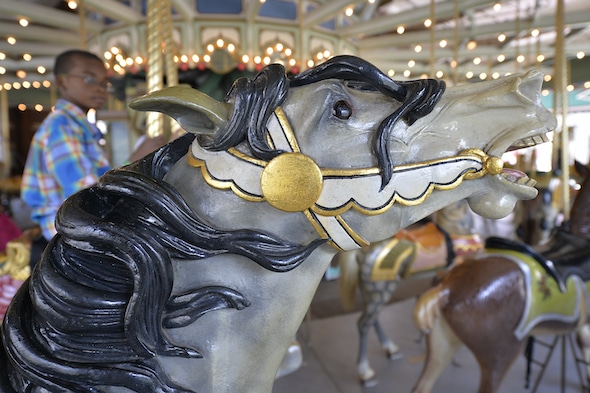 Carousel Horses after Restoration
