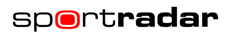 Sportradar balck and red logo
