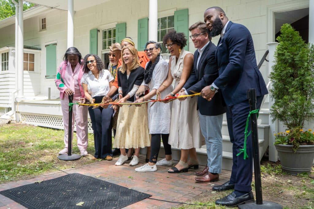 Photo of Lefferts Historic House Ribbon Cutting