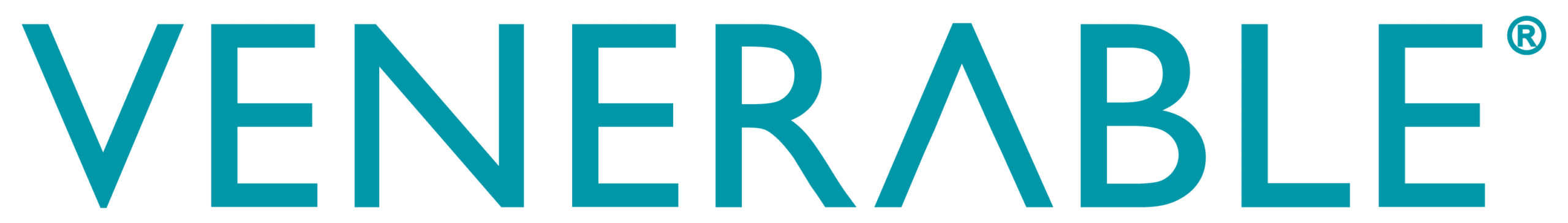 Venerable All Teal Registered Logo