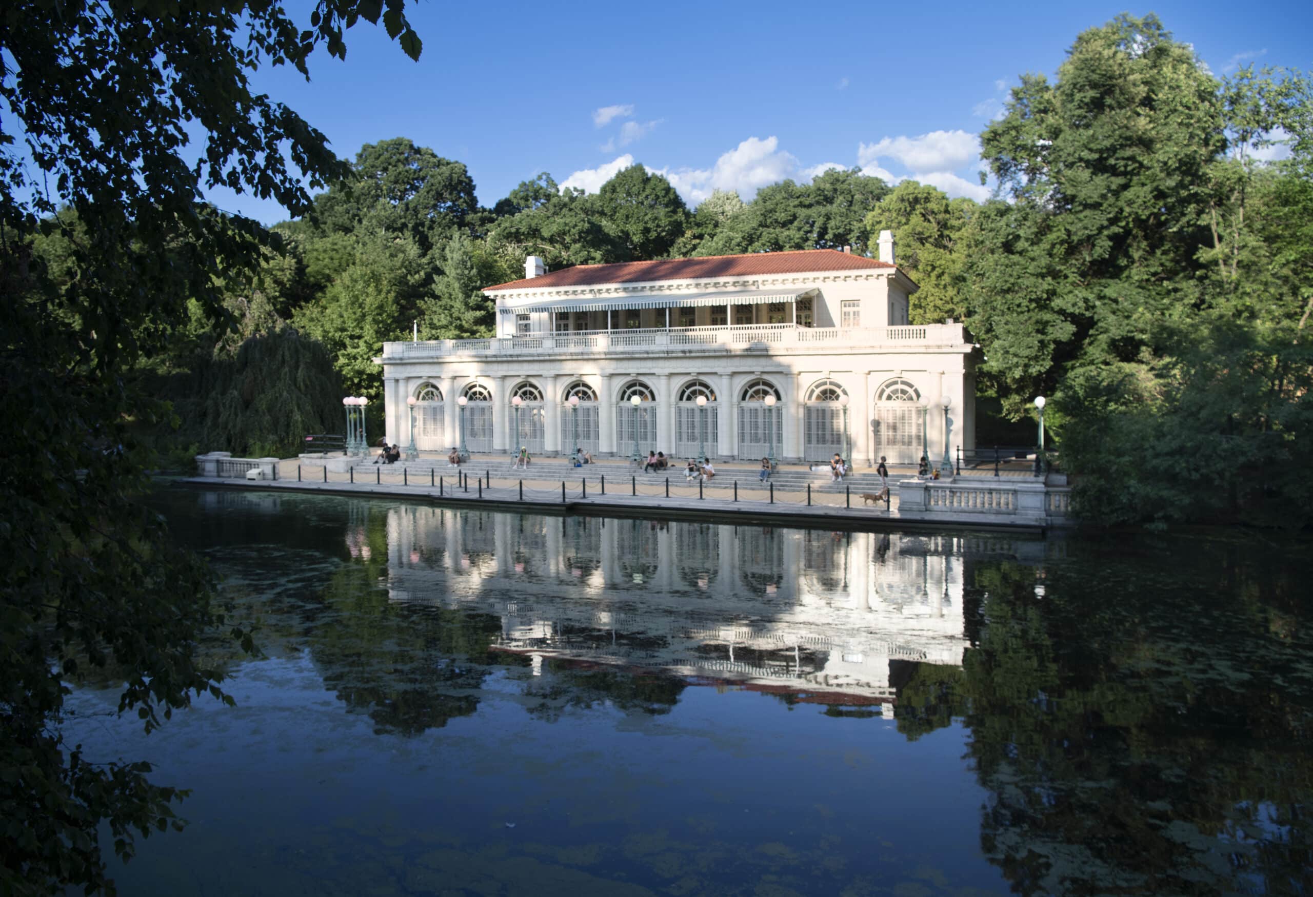 Boathouse in summer