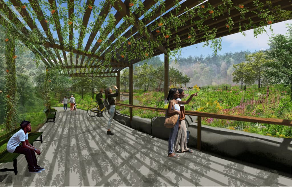 Vale Pollinator Meadow and Arbor