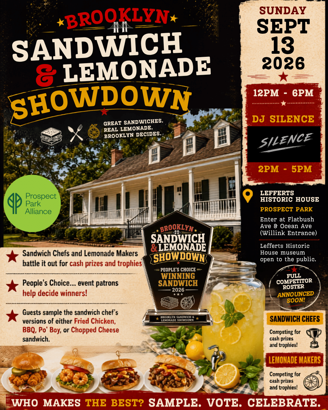 Black Sandwich + Lemonade Showdown