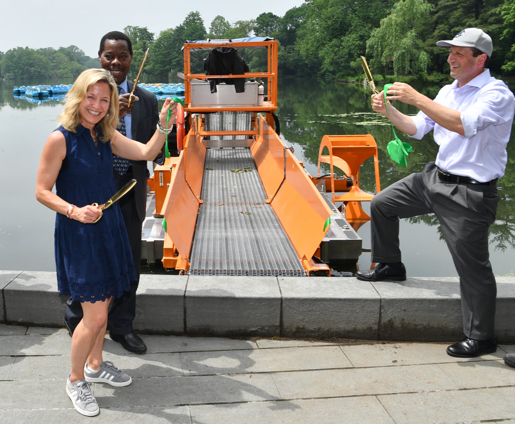 Weed Harvester Ribbon Cutting