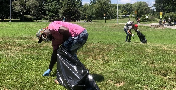 Trash Cleanup It's My Park Day