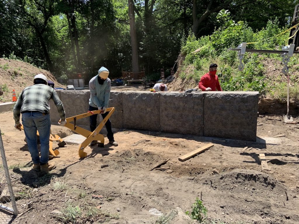 Construction at Flatbush Entrance