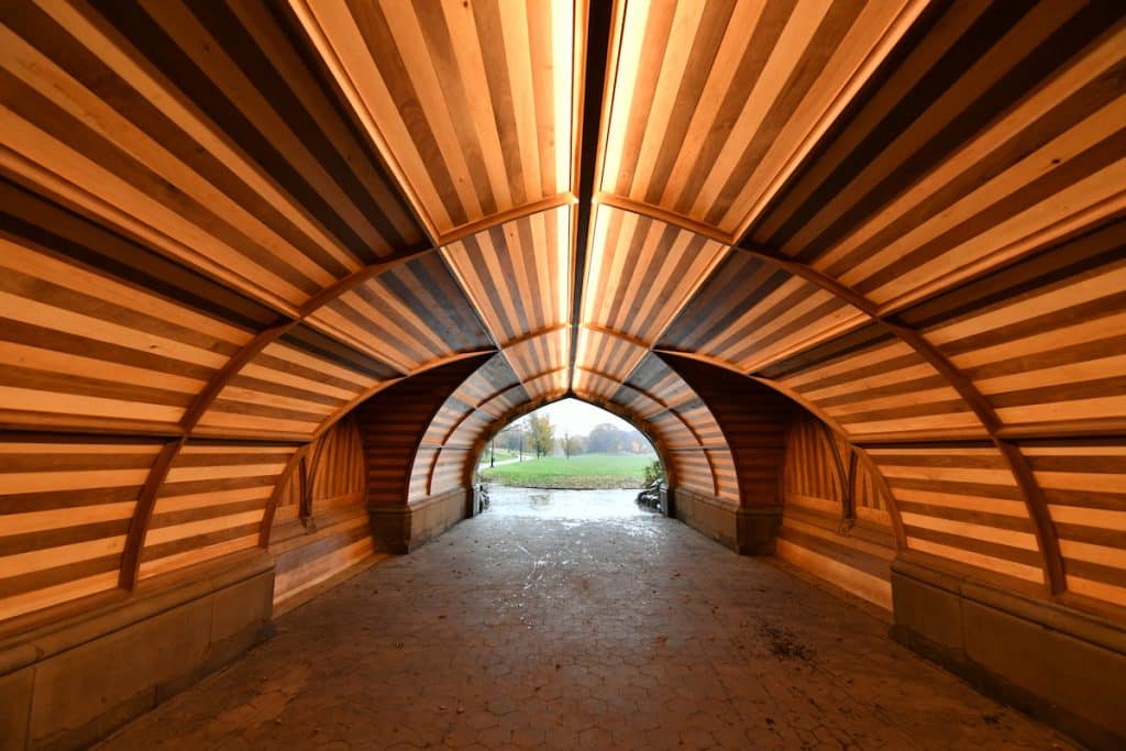 Center Shot of Inside Endale Arch